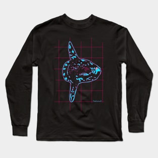 Blue Mola mola Long Sleeve T-Shirt